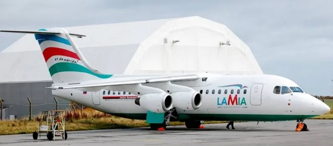 Promotoria boliviana confisca 2 aviões da Lamia que estavam em hangar militar