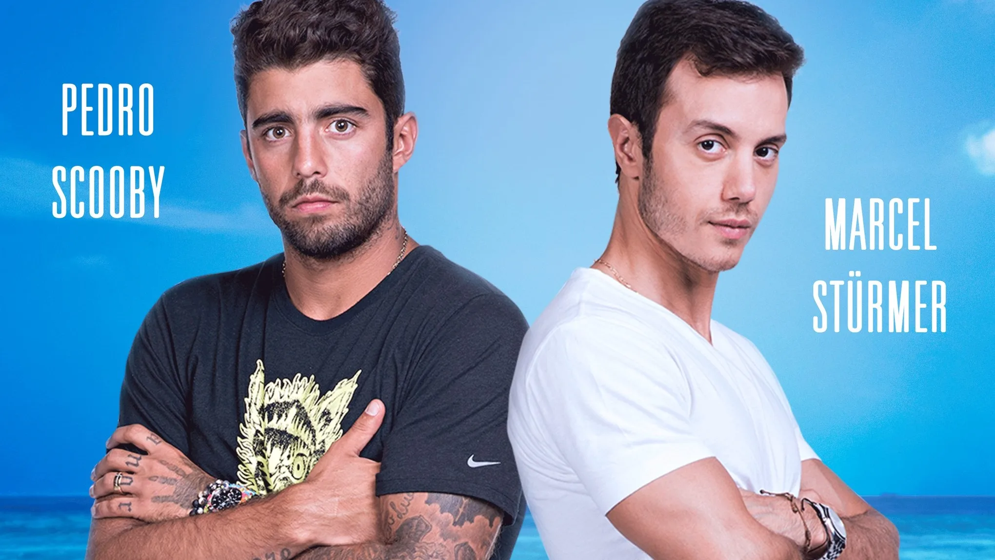 Marcel Stürmer e Pedro Scooby disputam prêmio de 350 mil reais no Exathlon