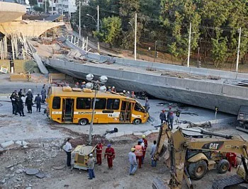 Dirigentes da Fifa se preocupam com repercussão da queda de viaduto em Belo Horizonte