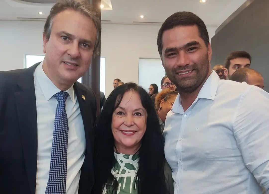 Camilo, Rose e Pimenta em evento no Palácio Anchieta / crédito: Luciano Pimenta (Instagram)