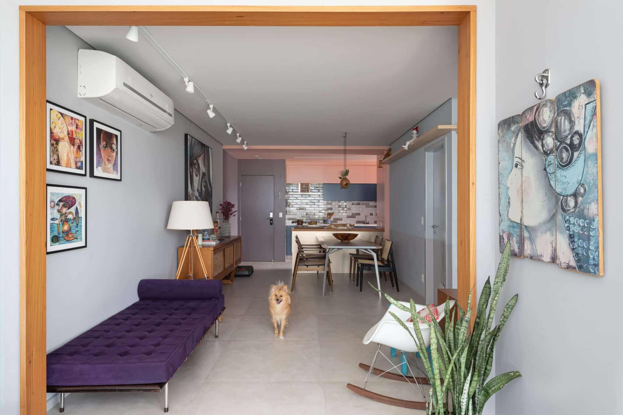 Apartamento de empresária passa por reforma e se transforma em casa pet friendly