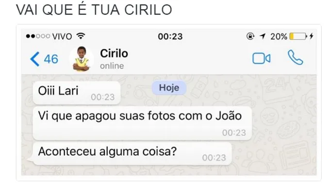 Vai que é tua, Cirilo! Fim de namoro de Larissa Manoela e João Guilherme gera memes na web