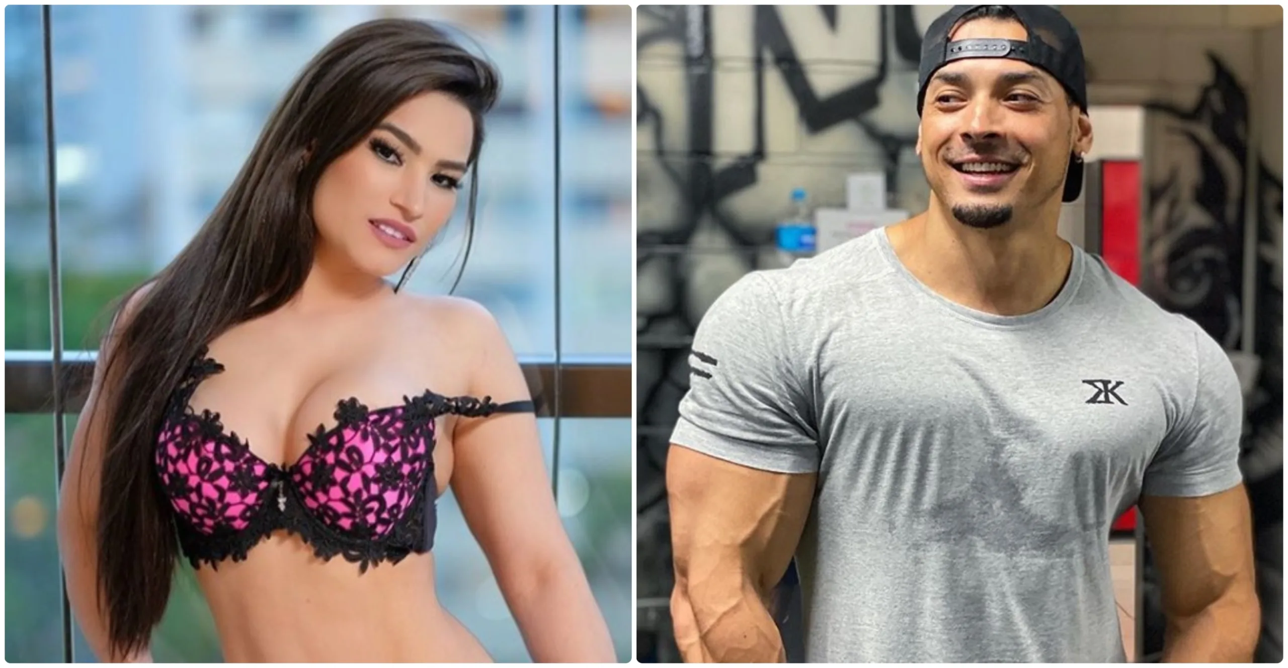 Ex-marido de Juju Salimeni faz live com musa fitness só de calcinha e sutiã: 'Avaliação física online'