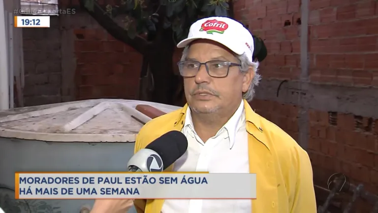 Moradores estão sem água há mais de uma semana