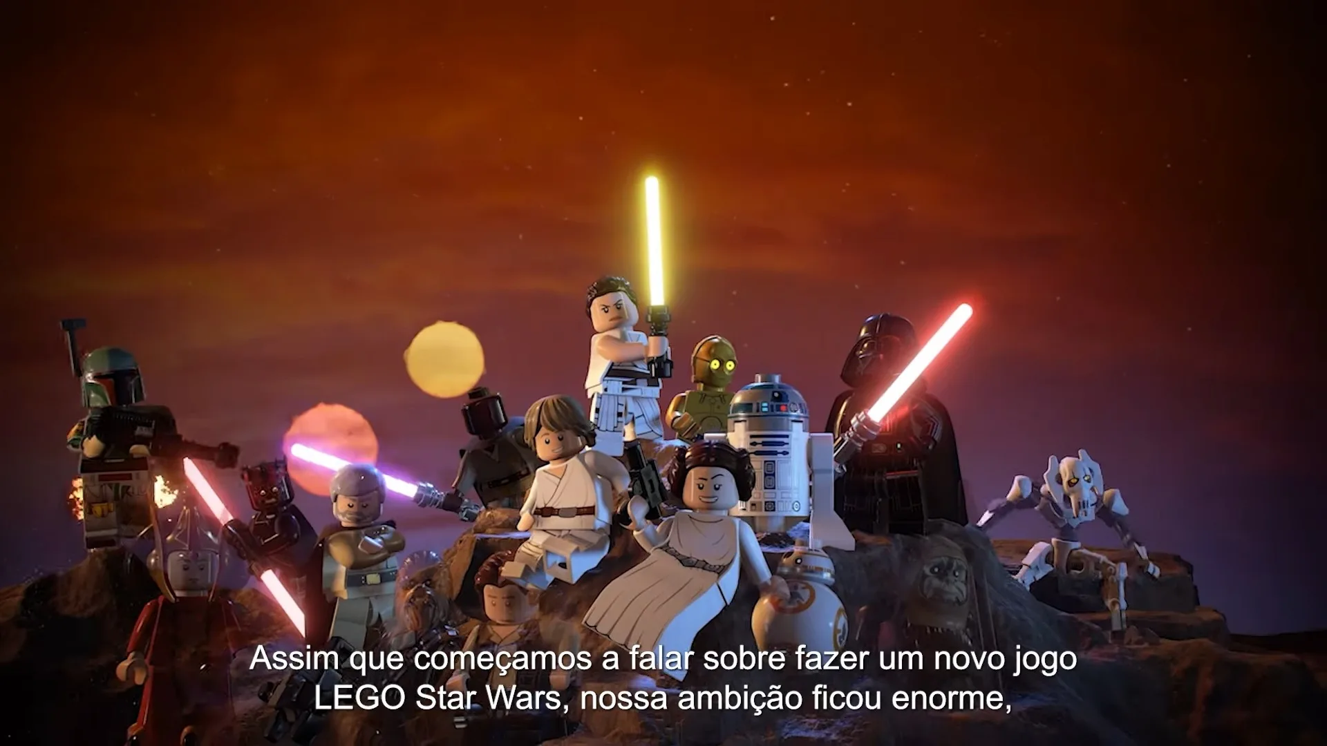 Confira os bastidores da criação de
LEGO Star Wars: A Saga Skywalker