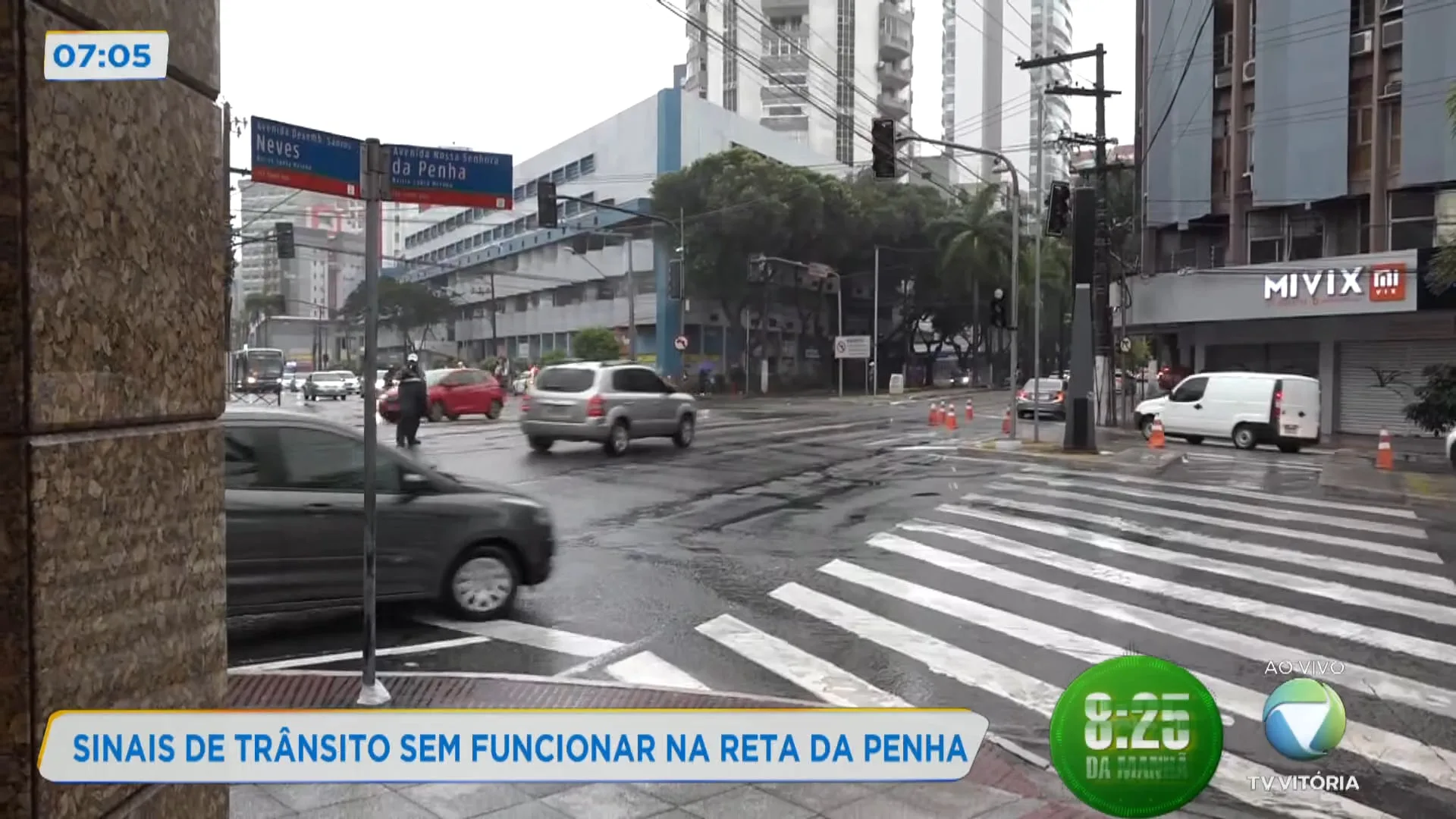 Chuva atinge Grande Vitória nesta quarta-feira