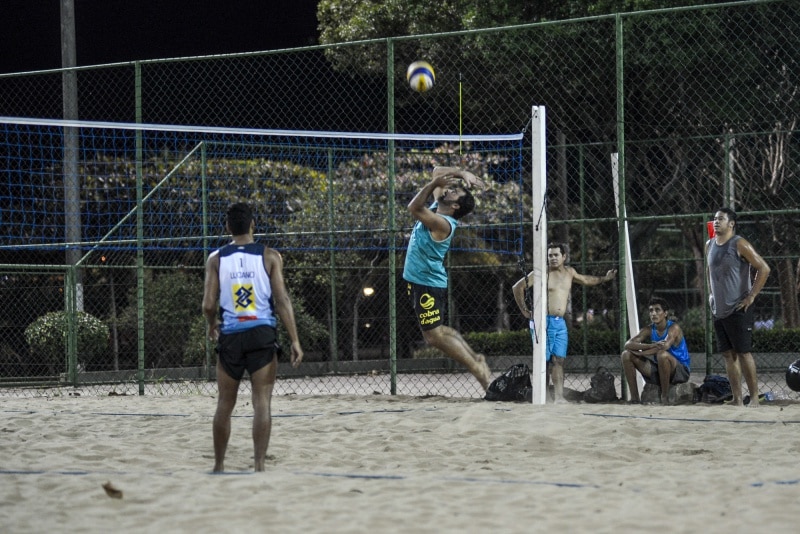 Fotos Noturnas do Centro de Treinamento de Volei de Areia