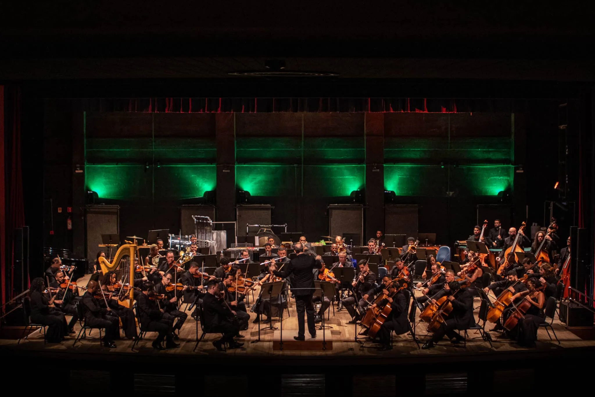 A Orquestra Sinfônica do Espírito Santo (Oses) (Foto: Fabio Prietro)