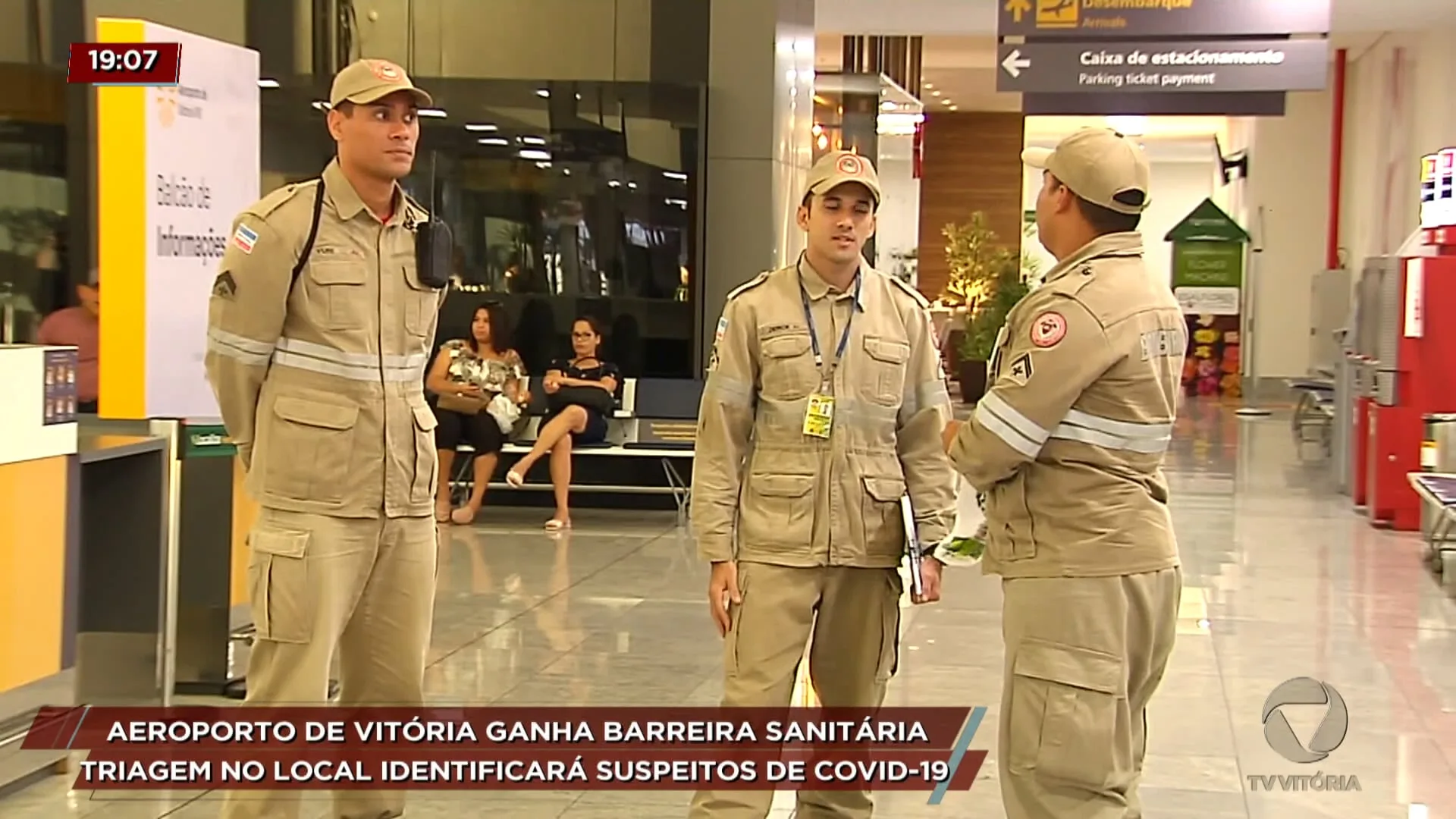 Barreira Sanitária começa no aeroporto de Vitória