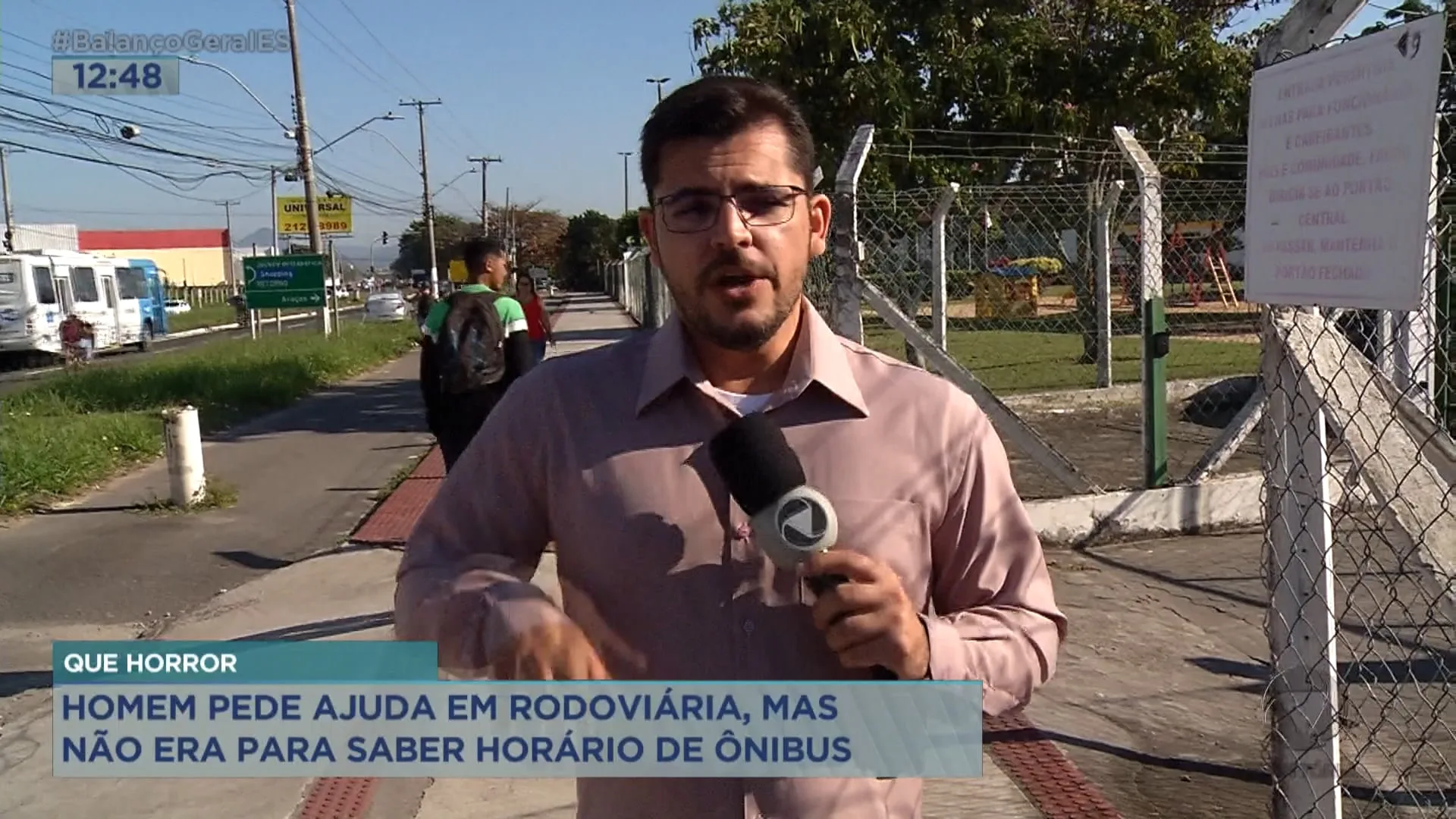 Homem baleado pede ajuda em rodoviária de Vila Velha