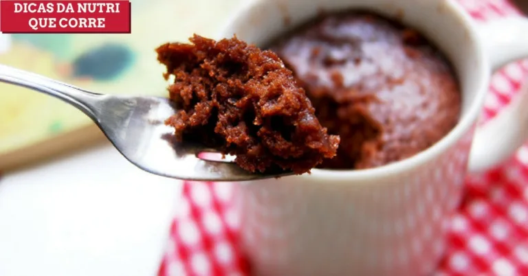 Dicas da Nutri que Corre: Receitinhas de bolo de caneca para comer e sair correndo!