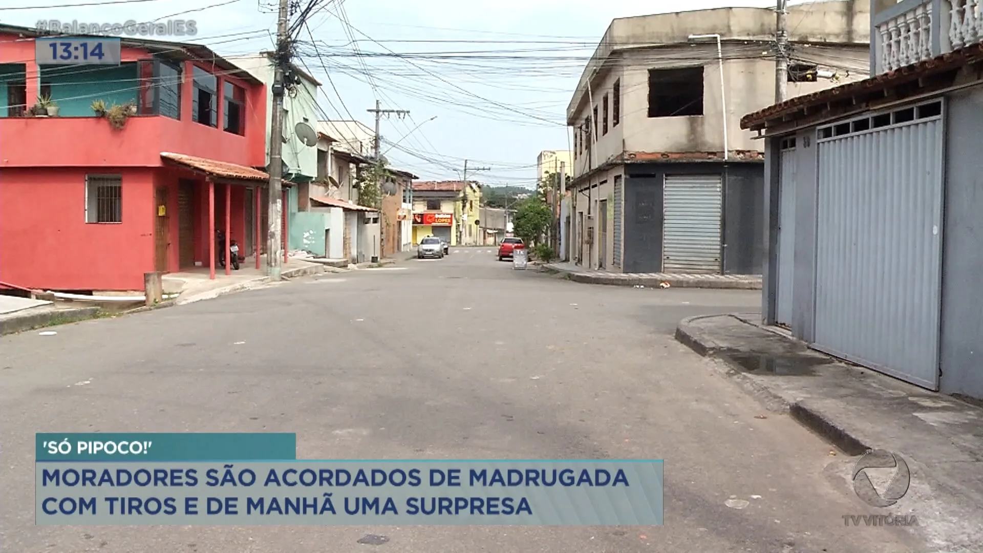 Moradores são acordados de madrugada com tiros e de manhã uma surpresa