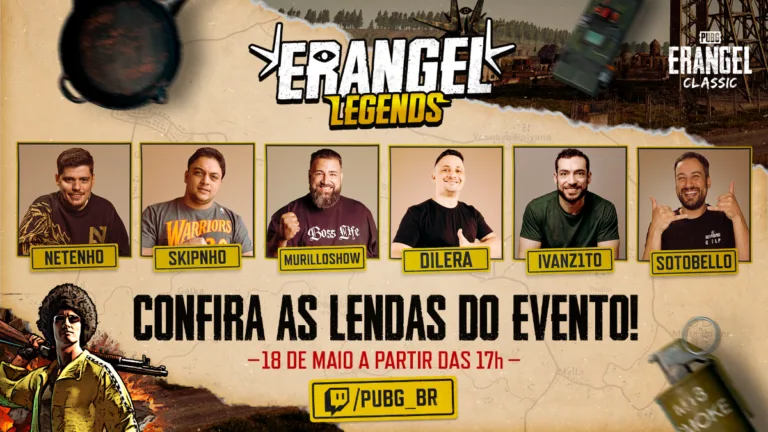 PUBG promove evento Erangel Legends e arrecada fundos para o RS