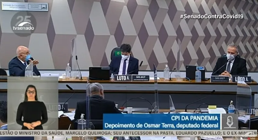 Terra encerra depoimento à CPI da Covid reforçando imunidade de rebanho