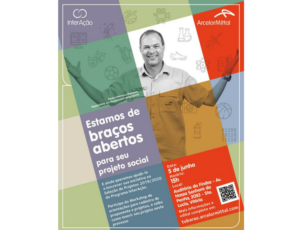 ArcelorMittal Tubarão realiza workshop para lançar edital para seleção de Projetos Sociais