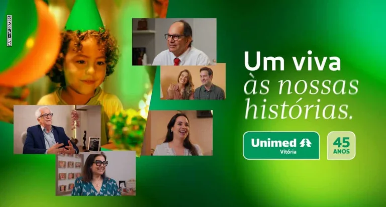 Unimed Vitória lança segunda fase da campanha de 45 anos - "Um Viva às Nossas Histórias"