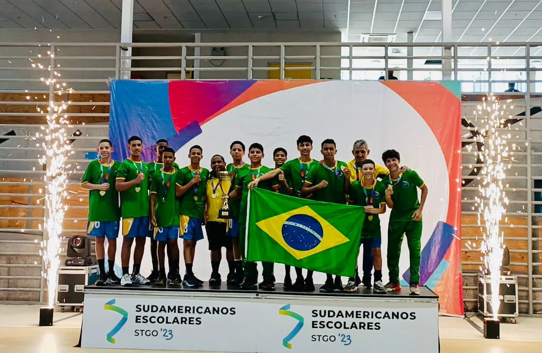 Título inédito para o handebol capixaba no Sul-Americano Escolar