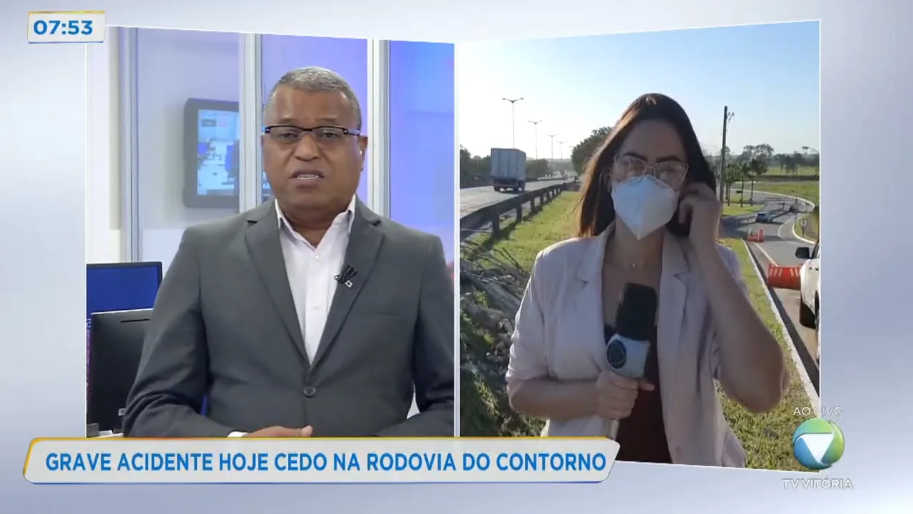 Acidente na rodovia do Contorno