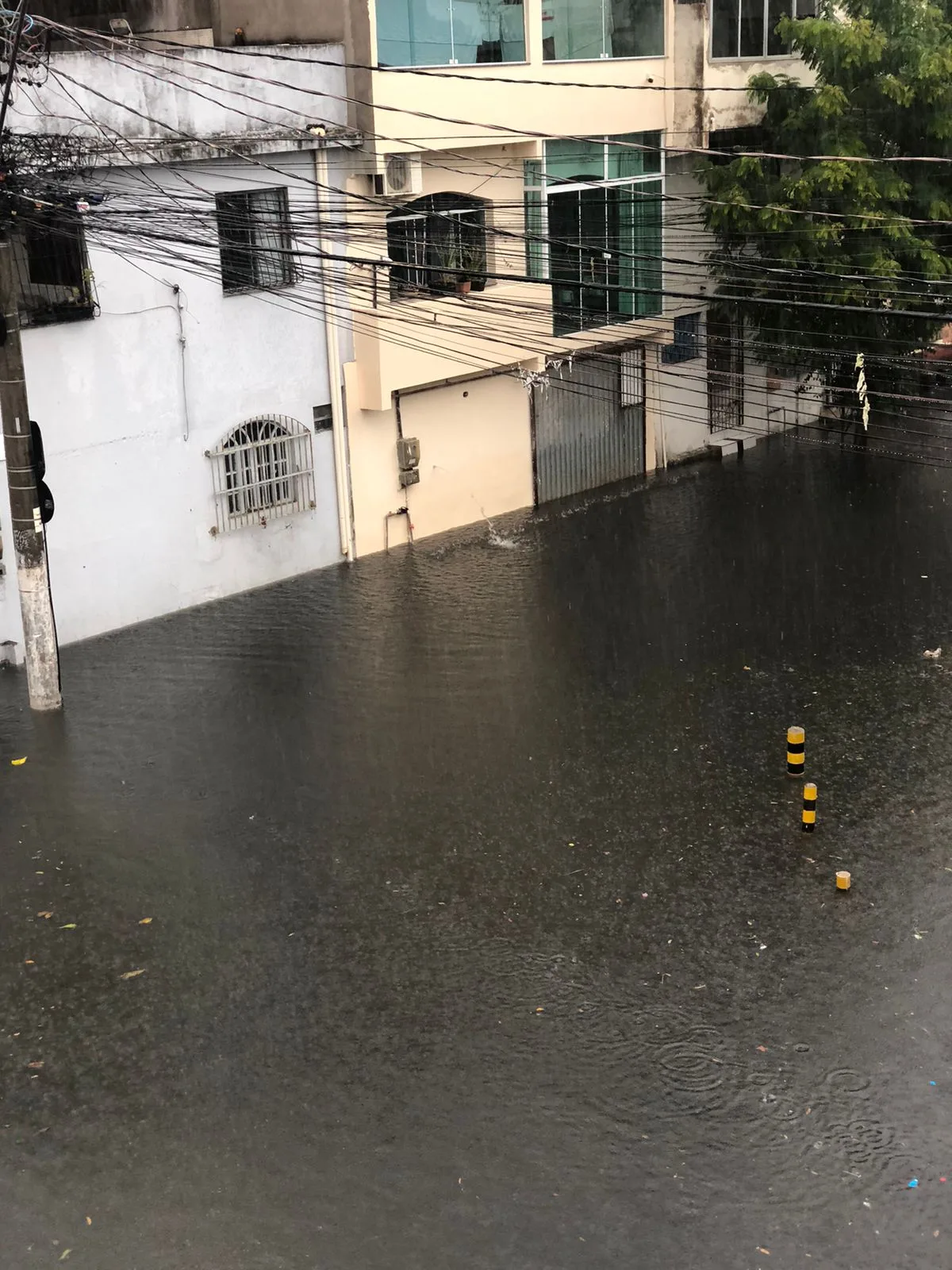 Alagamentos e queda de árvores deixam ruas interditadas na Grande Vitória