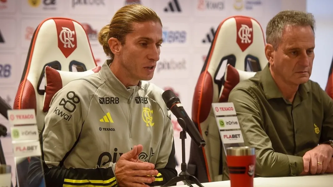 Filipe Luís promete Flamengo ofensivo e pede apoio da torcida