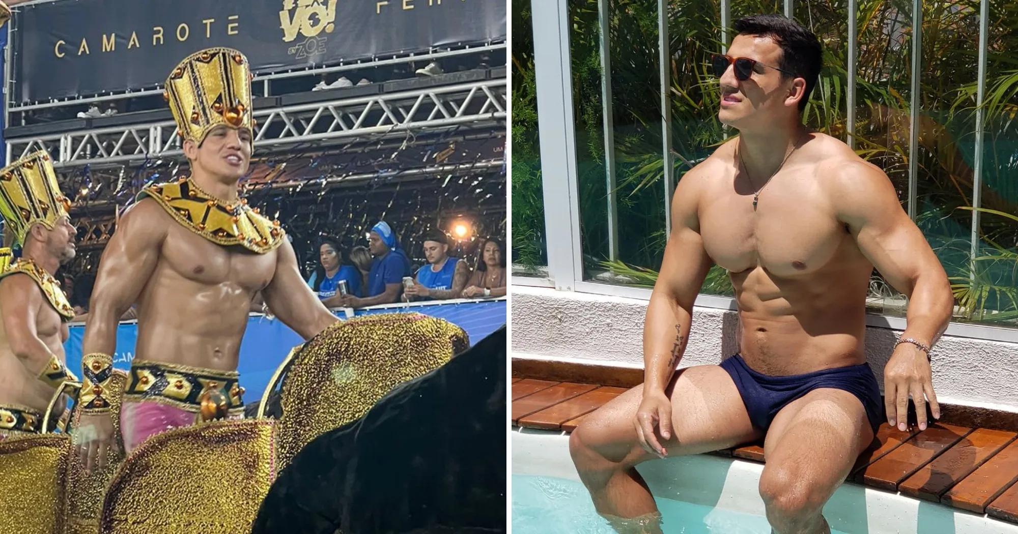 Carnaval de Vitória: bonitão desfila sem camisa e rouba a cena. Saiba quem é!