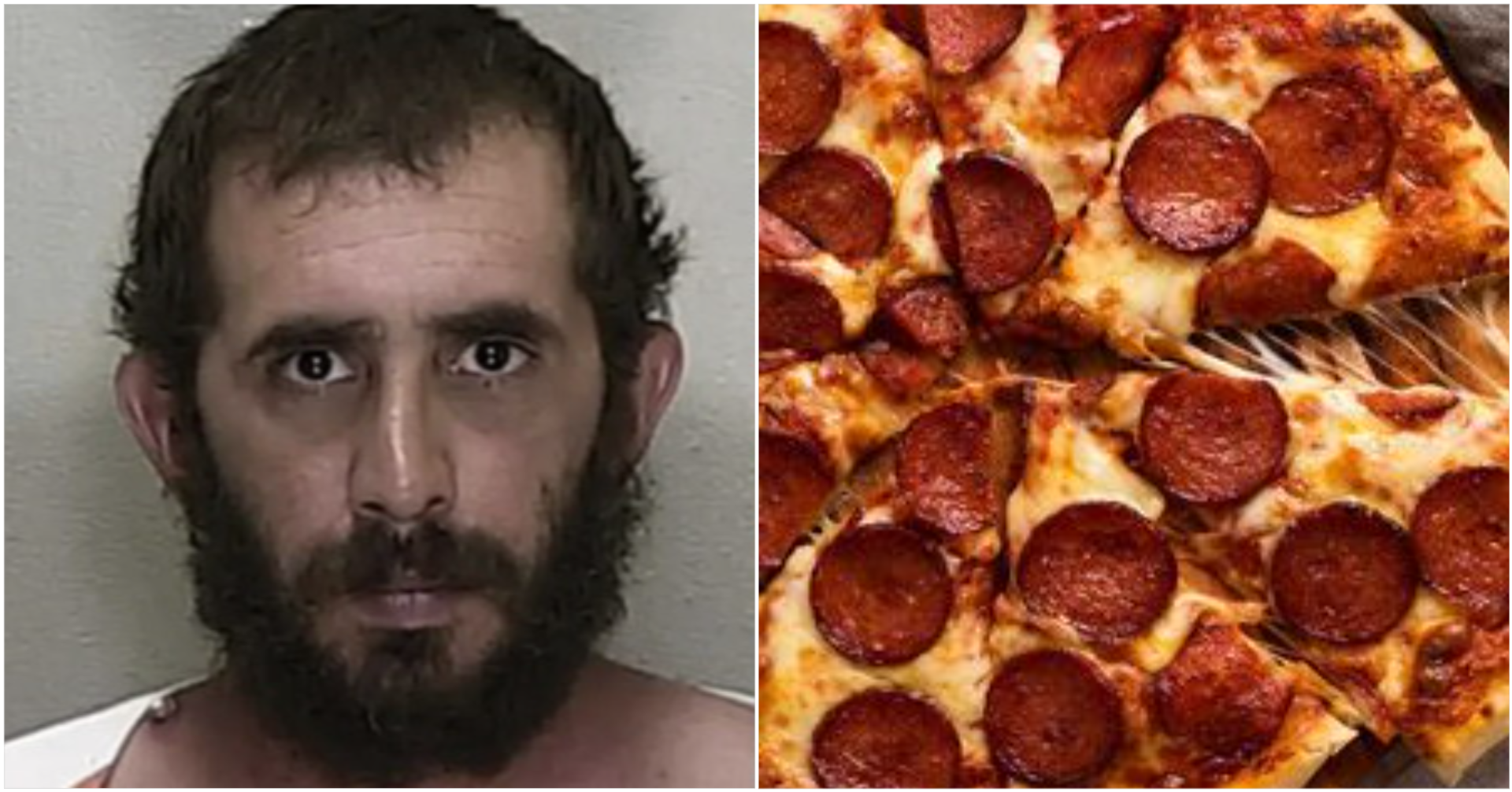 Bizarro! Homem é detido após golpear mulher com pedaço de pizza nos EUA