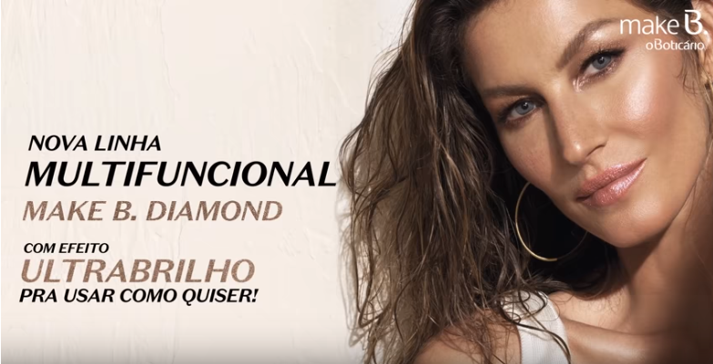 O Boticário em nova campanha, aposta, mais uma vez, na uber model Gisele Bundchen