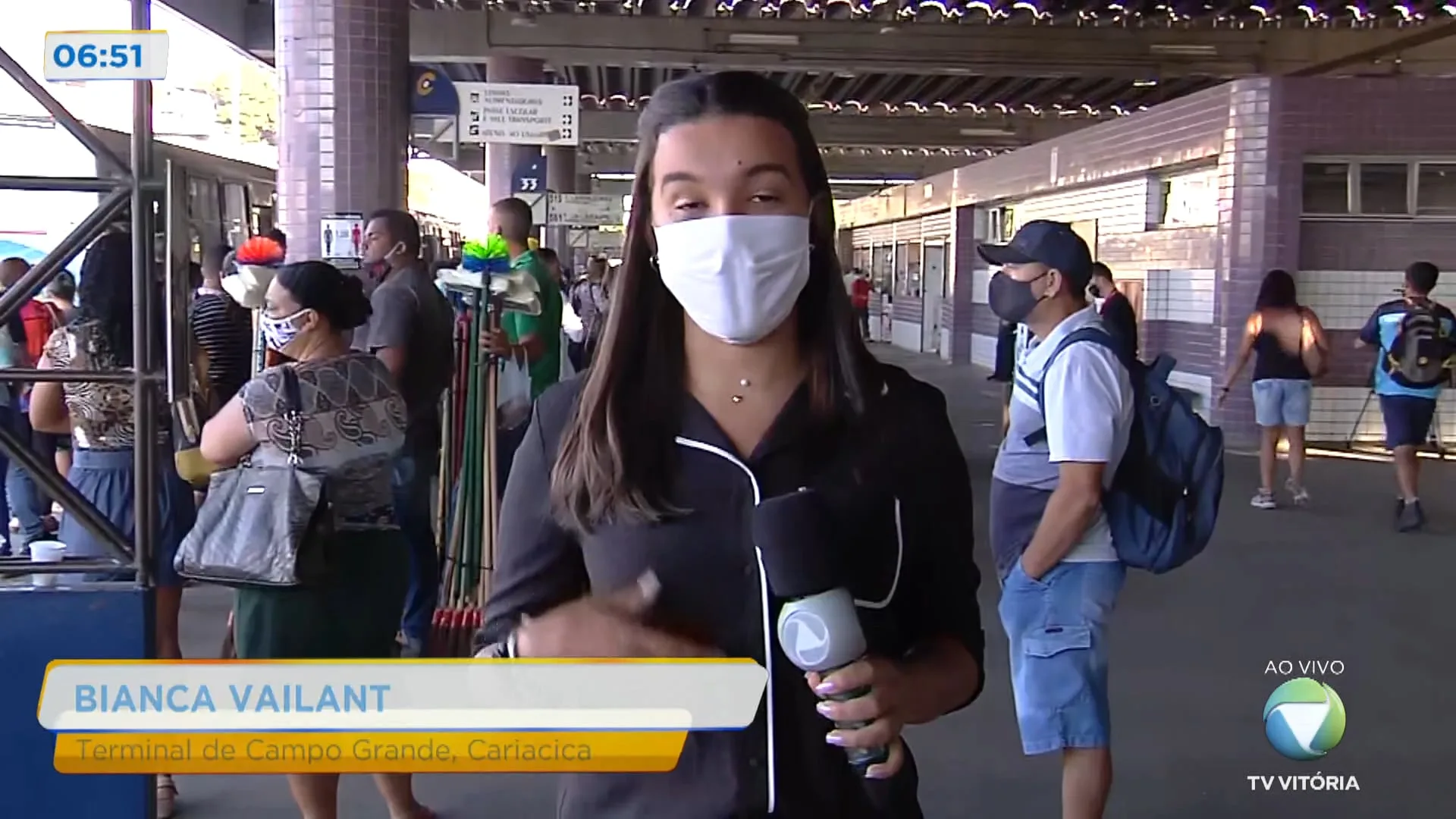 Medidas de combate à pandemia nos terminais da Grande Vitória