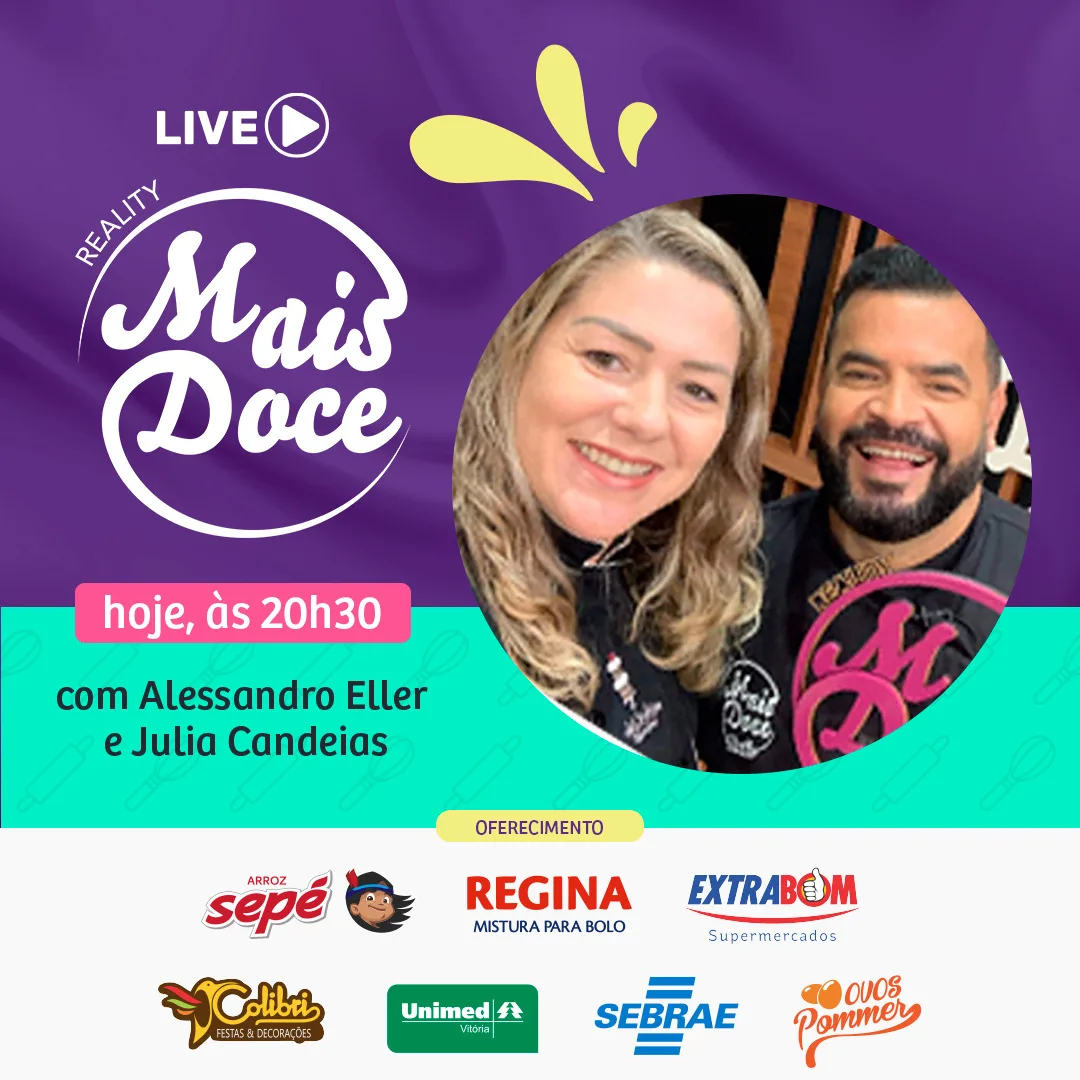 LIVE | "Mais Doce": saiba mais sobre os participantes e estreia do reality neste sábado