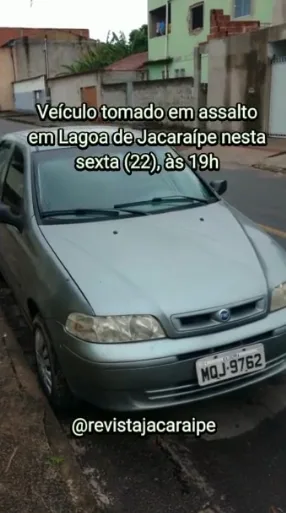 Pensionista e filha pastora têm carro levado por suspeitos armados quando iam para um culto na Serra