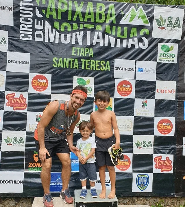 Pai e filho dão show de união e paixão por corrida no Circuito Capixaba de Montanhas