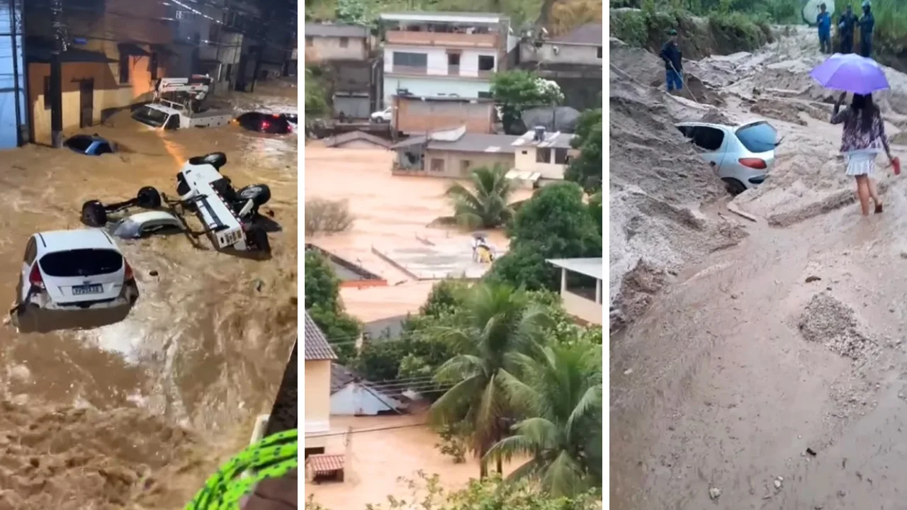 Chuva deixa rastro de destruição no Sul do Estado e mais de 100 desalojados