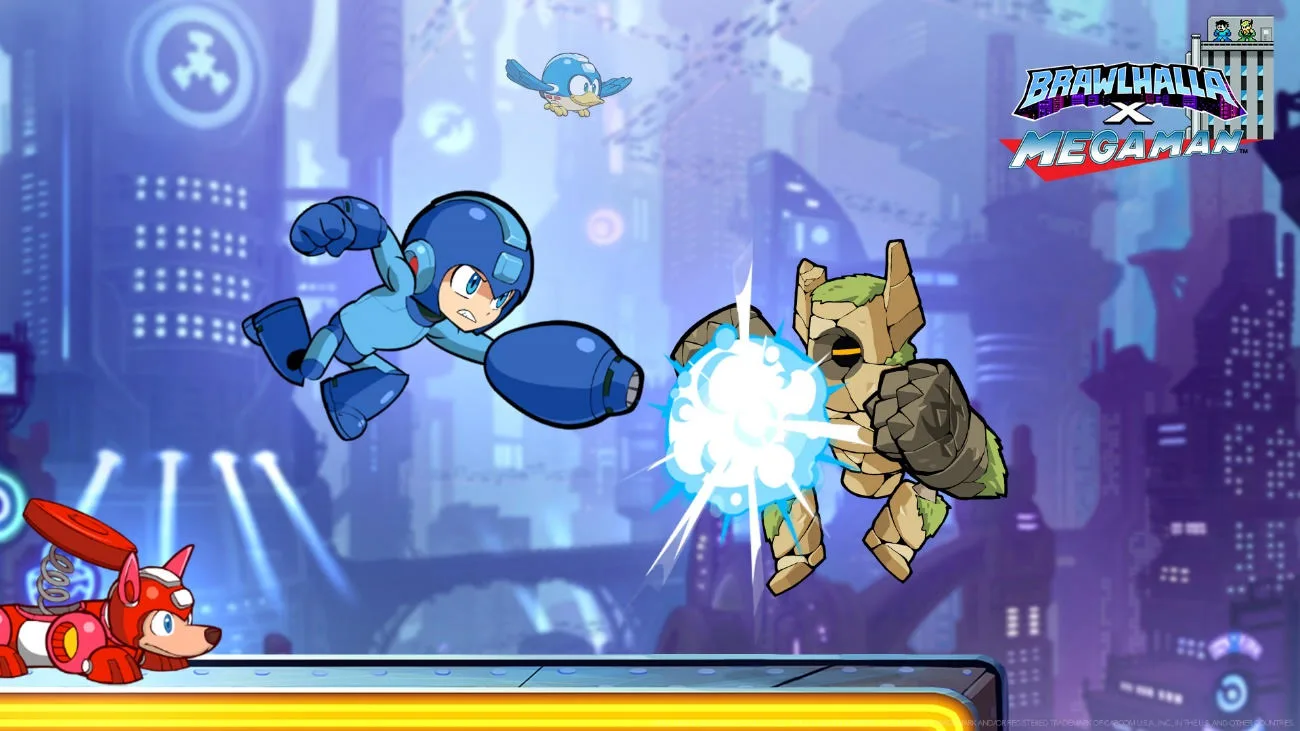 Mega Man chega ao game Brawlhalla em novo Crossover Mítico