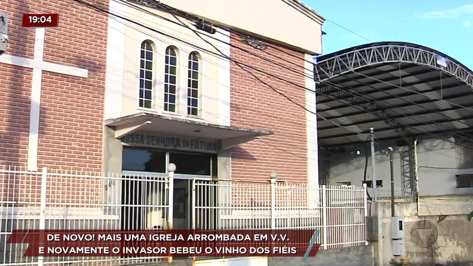 Mais uma igreja é alvo dos criminosos em Vila Velha