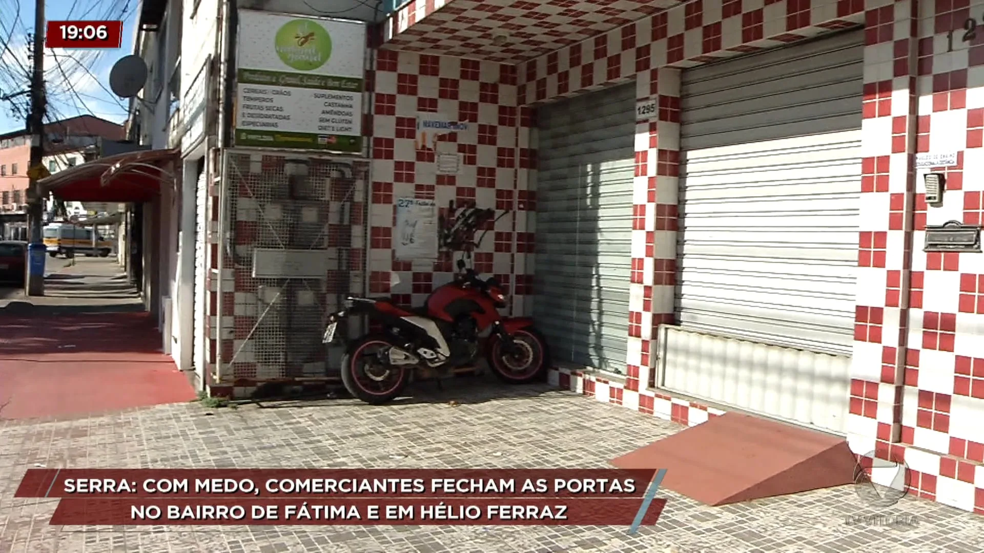 Com medo, comerciantes da Serra fecham as portas