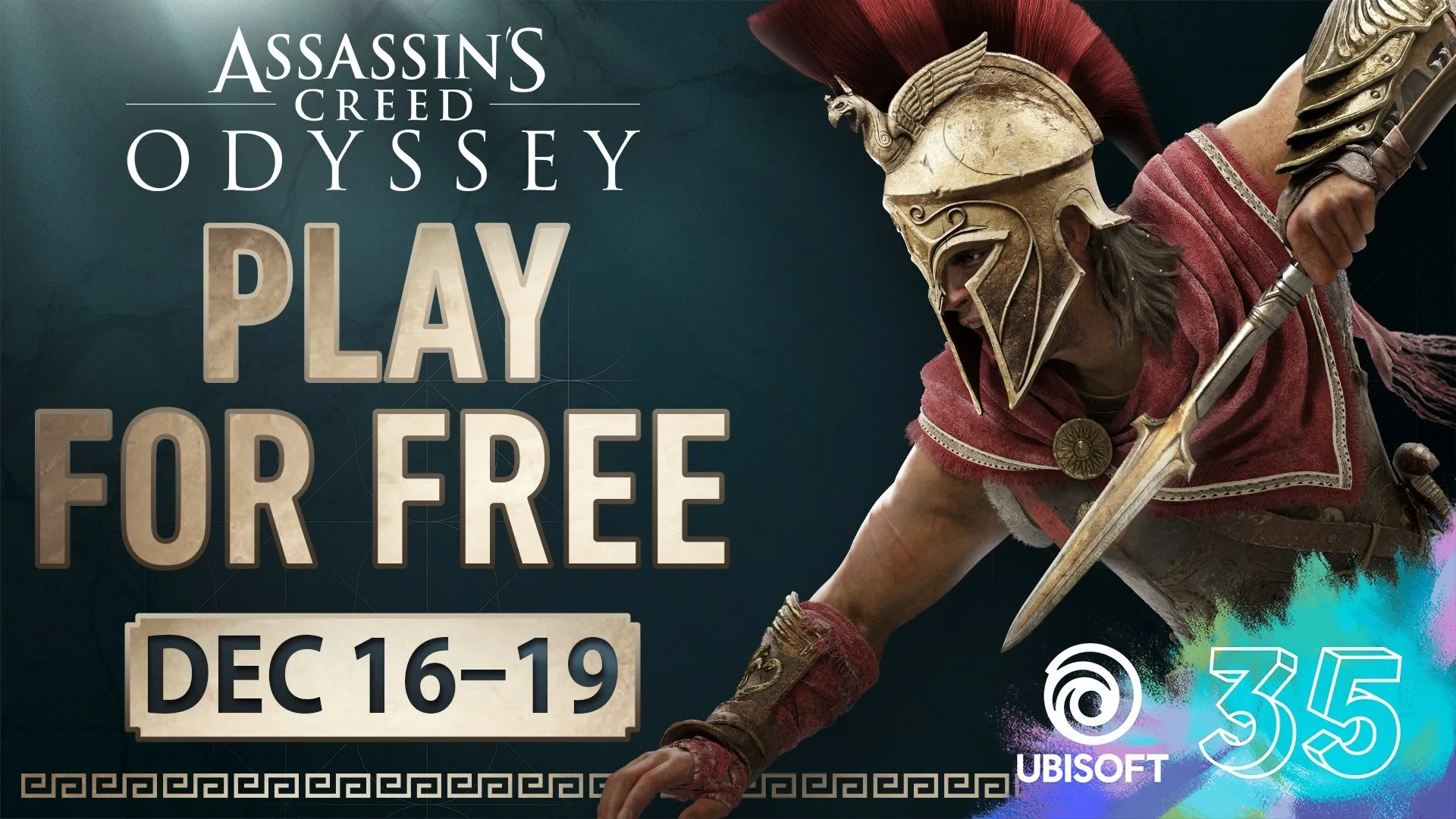 Assassin's Creed Odyssey fim de semana gratuito dos dias 16 a 19