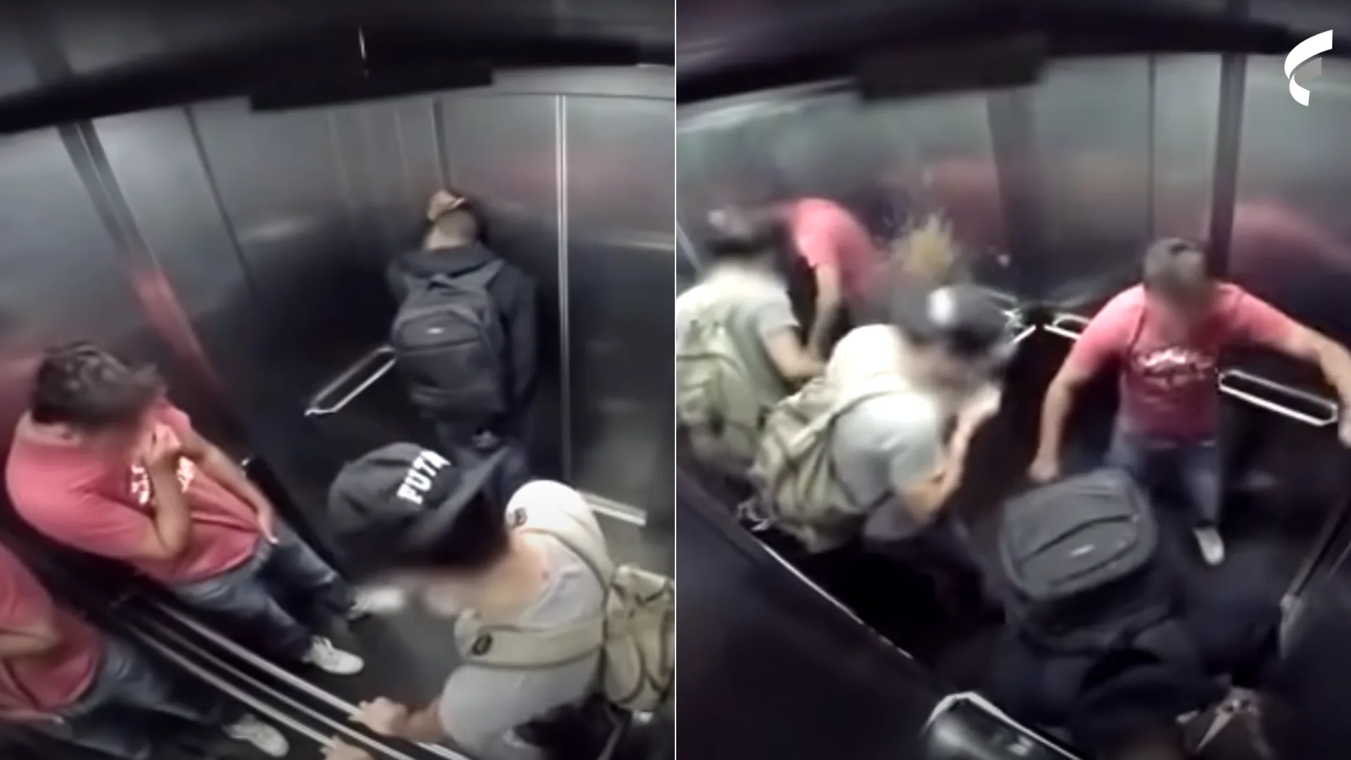 Vídeo: homem tem diarreia em elevador e faz cocô até no teto