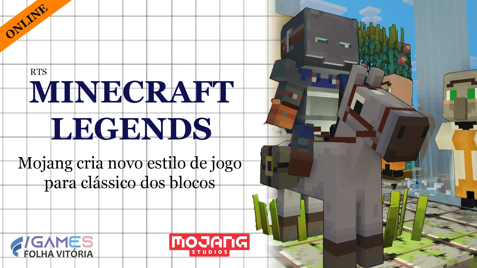 Preview: jogamos o incrível Minecraft Legends