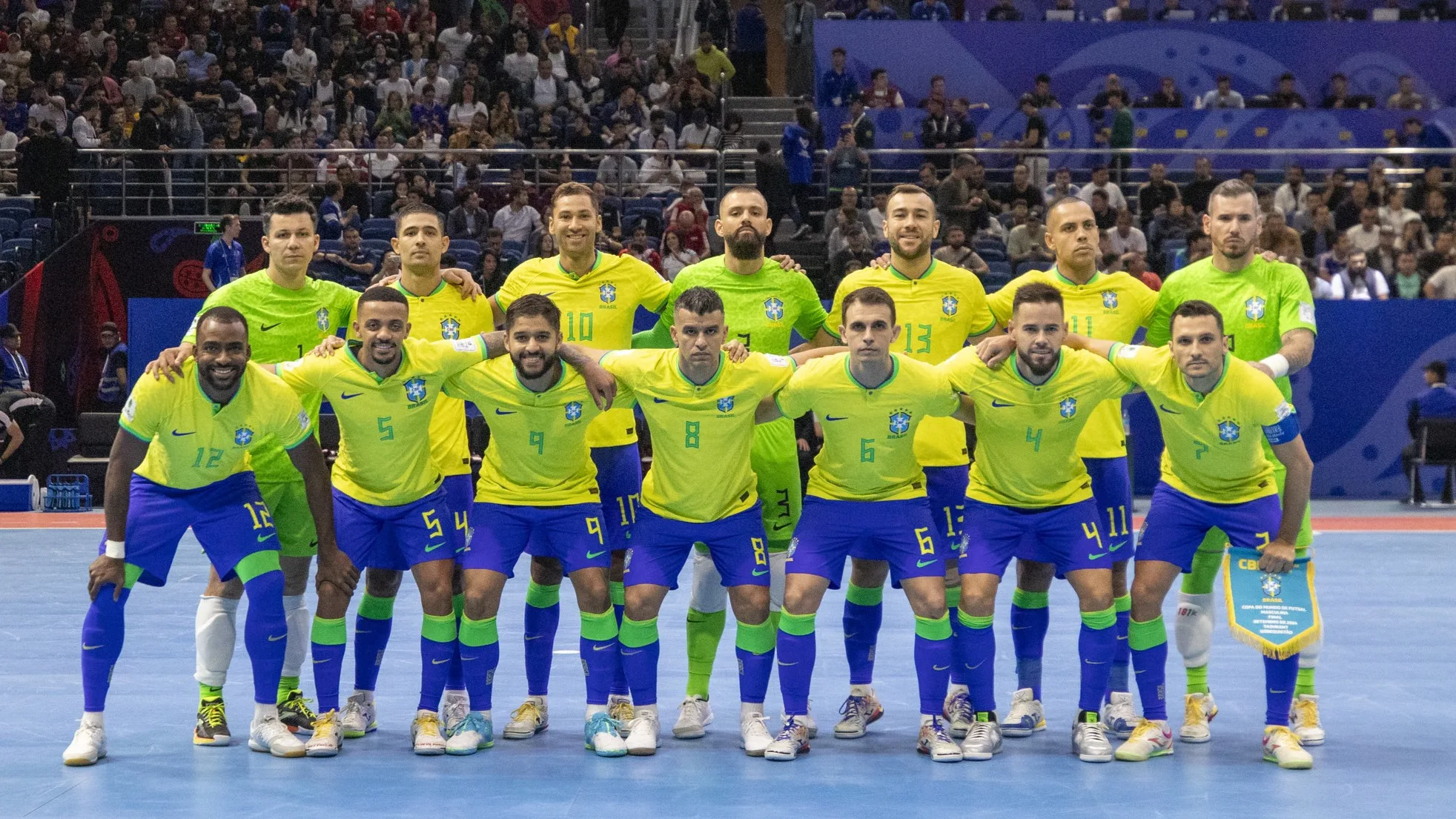 Futsal do Brasil se junta ao beach soccer com seis títulos de Copa do Mundo