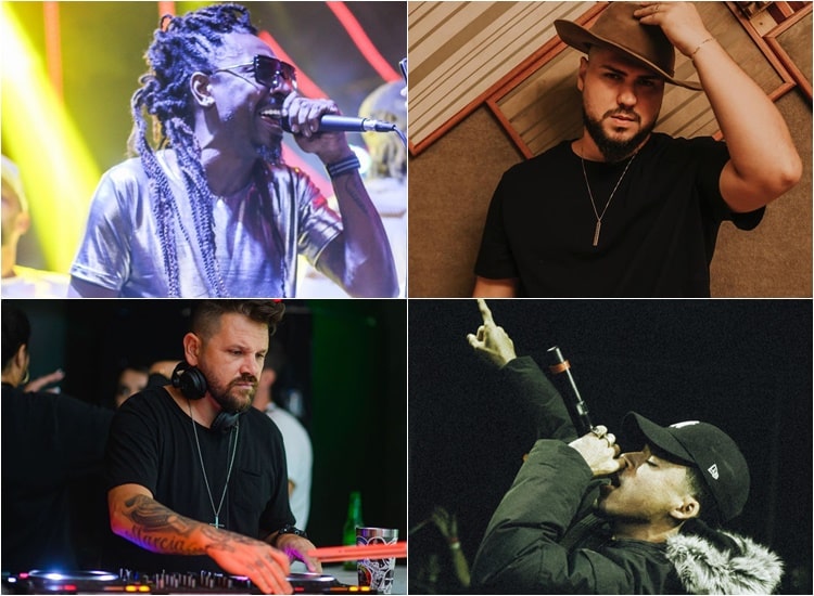 Shows de Pixote, L7NNON, MC TH, Nosso Sentimento e muito mais neste fim de semana