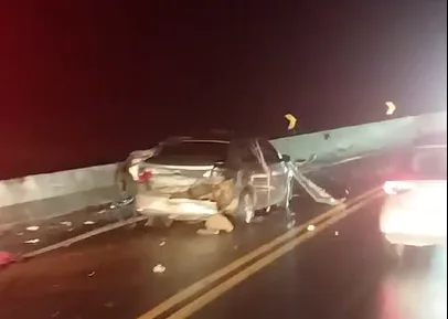 Grave acidente deixa dois mortos e três feridos na BR-101, em Alfredo Chaves