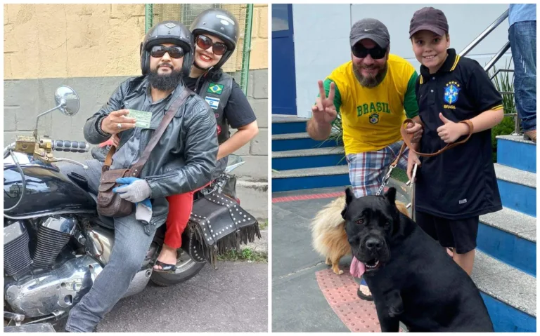 Motoqueiros, idosos e "cãopanheiro": capixabas marcam presença no 2º turno