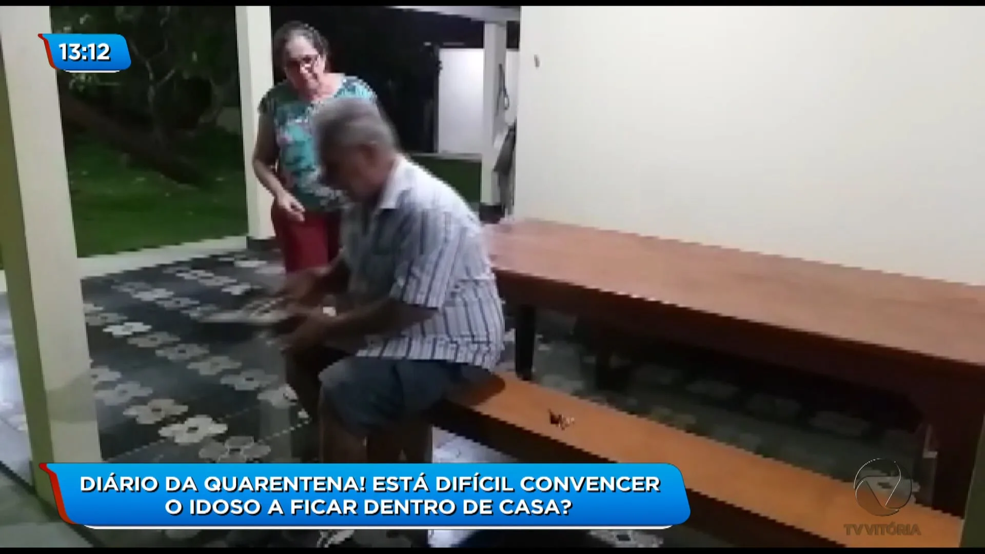 Idosos não aguentam mais ficar em quarentena