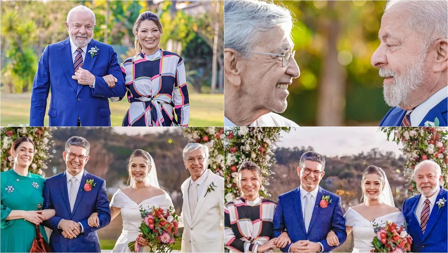 Casamento de Randolfe reúne Lula, Caetano Veloso, Alckmin, ministros e cúpula do poder em Brasília