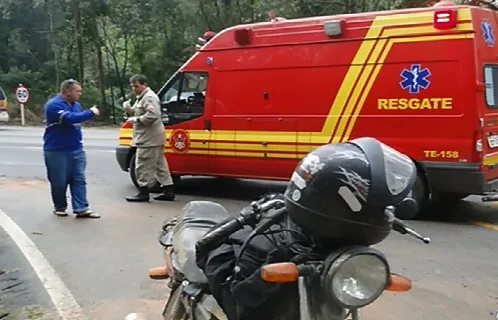 Motociclista é atingido por carreta em Marechal Floriano