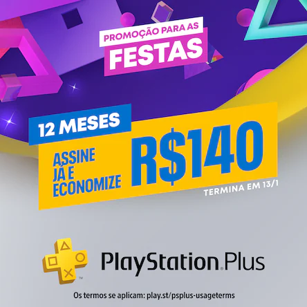 Promoção do PlayStation Plus oferece R$ 140 de desconto