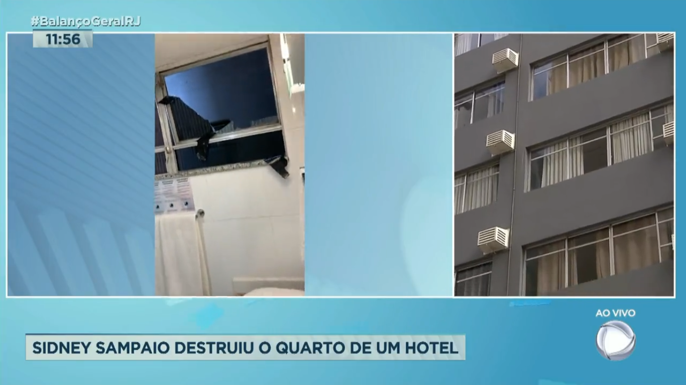 Vídeo: imagens mostram momento em que ator Sidney Sampaio caiu e como ficou quarto