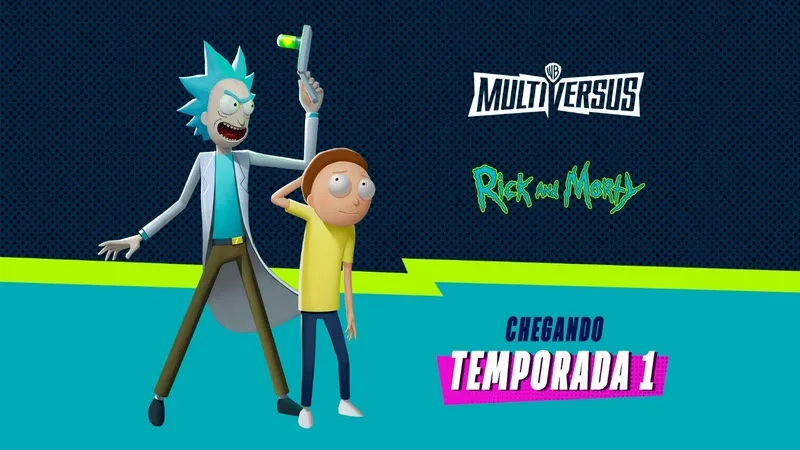 Rick e Morty e LeBron James são os novos personagens de MultiVersus