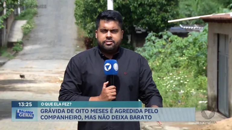 Grávida de oito meses é agredida pelo companheiro, mas não deixa barato