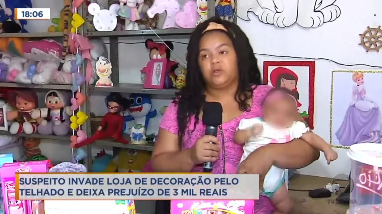 Ladrão invade loja pelo telhado e dá prejuízo de R$ 3 mil